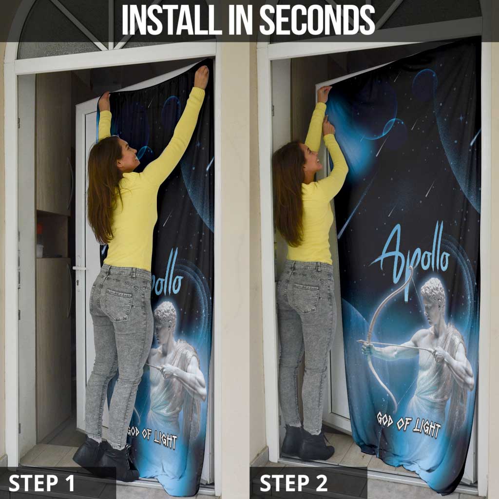 Ancient Greek Apollo Door Cover God Of Archery - Wonder Print Shop