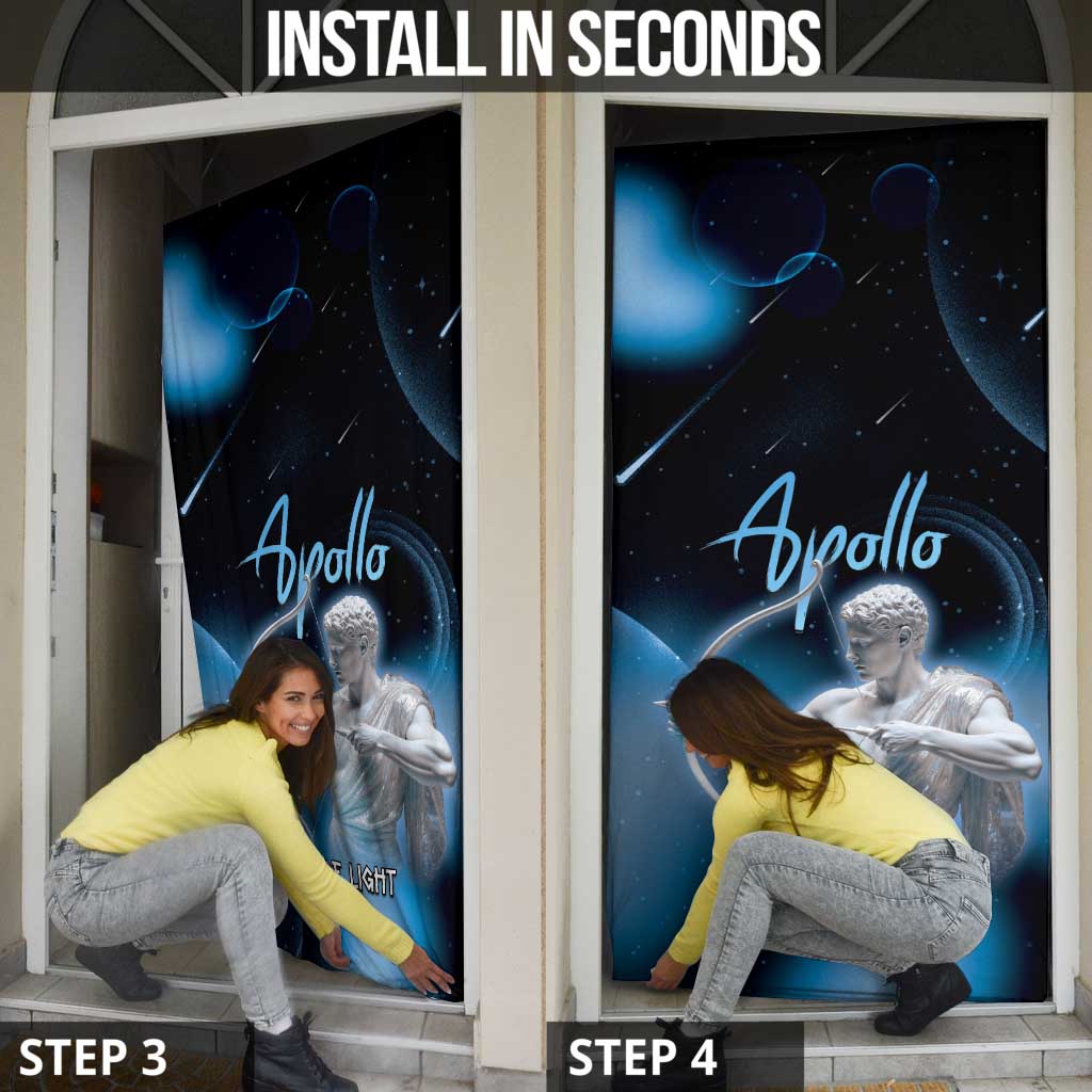 Ancient Greek Apollo Door Cover God Of Archery - Wonder Print Shop