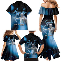Ancient Greek Apollo Family Matching Mermaid Dress and Hawaiian Shirt God Of Archery - Wonder Print Shop