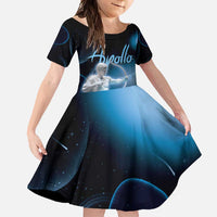 Ancient Greek Apollo Family Matching Off Shoulder Maxi Dress and Hawaiian Shirt God Of Archery - Wonder Print Shop