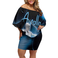 Ancient Greek Apollo Family Matching Off Shoulder Short Dress and Hawaiian Shirt God Of Archery - Wonder Print Shop