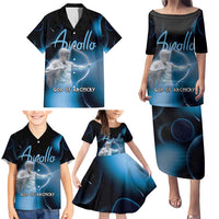 Ancient Greek Apollo Family Matching Puletasi and Hawaiian Shirt God Of Archery - Wonder Print Shop