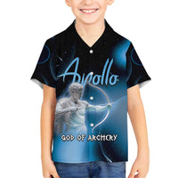 Ancient Greek Apollo Family Matching Tank Maxi Dress and Hawaiian Shirt God Of Archery - Wonder Print Shop