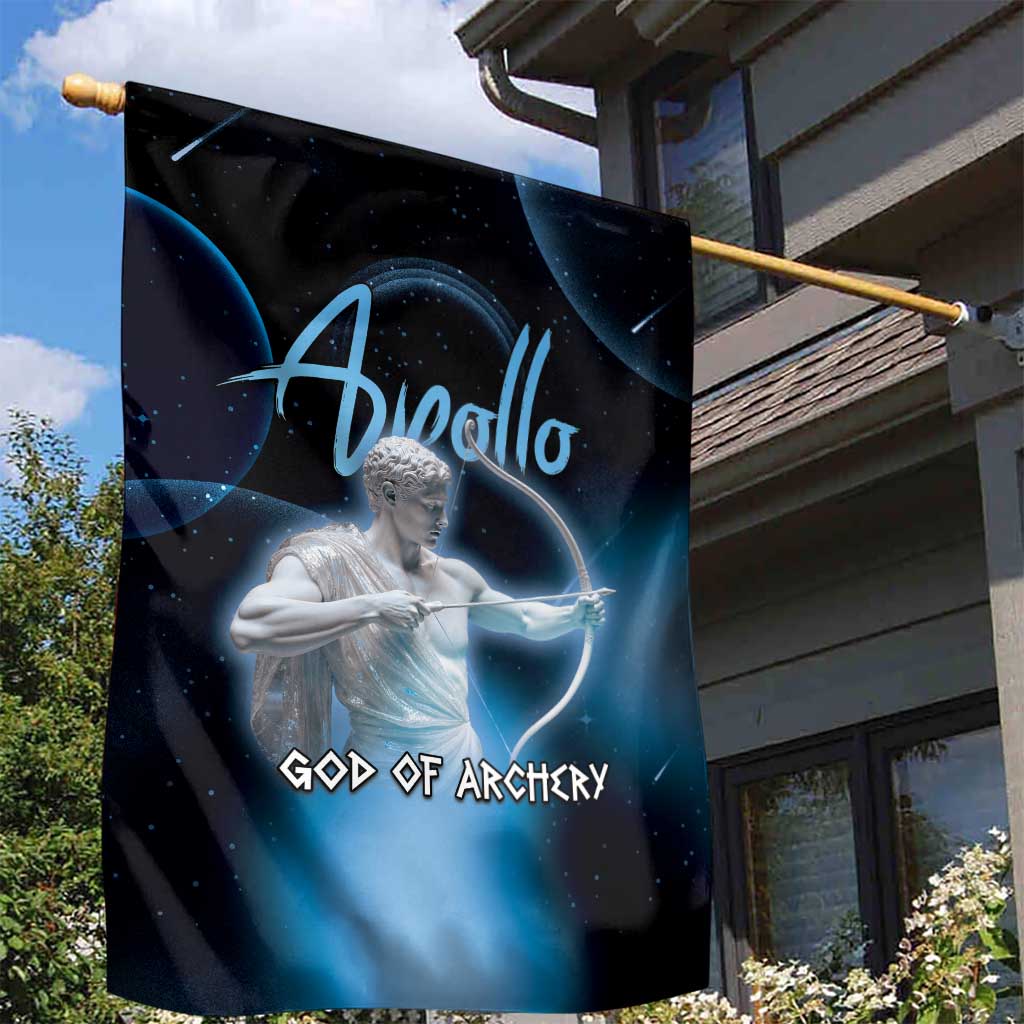 Ancient Greek Apollo Garden Flag God Of Archery - Wonder Print Shop