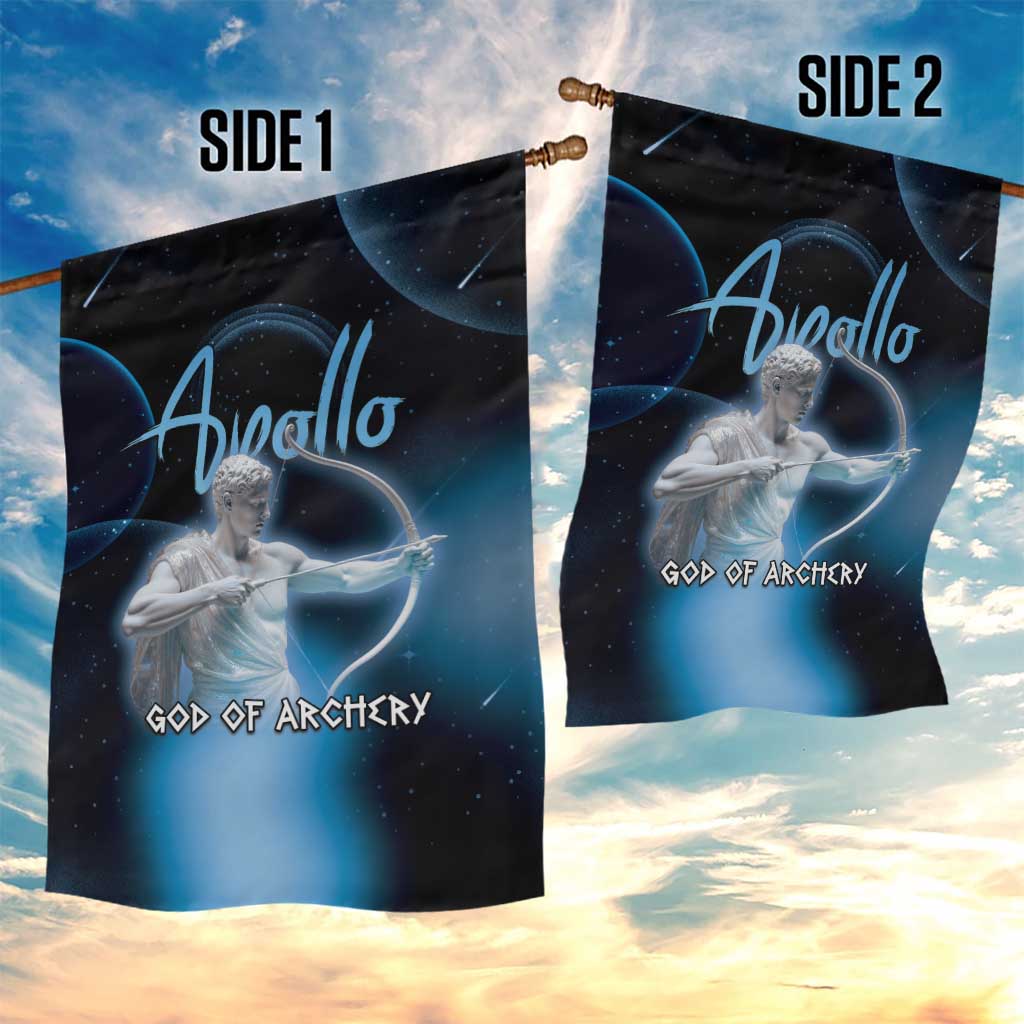 Ancient Greek Apollo Garden Flag God Of Archery - Wonder Print Shop