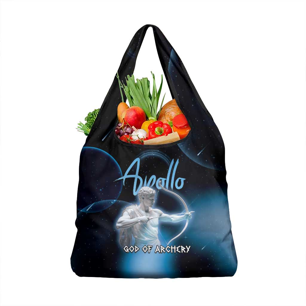 Ancient Greek Apollo Grocery Bag God Of Archery - Wonder Print Shop