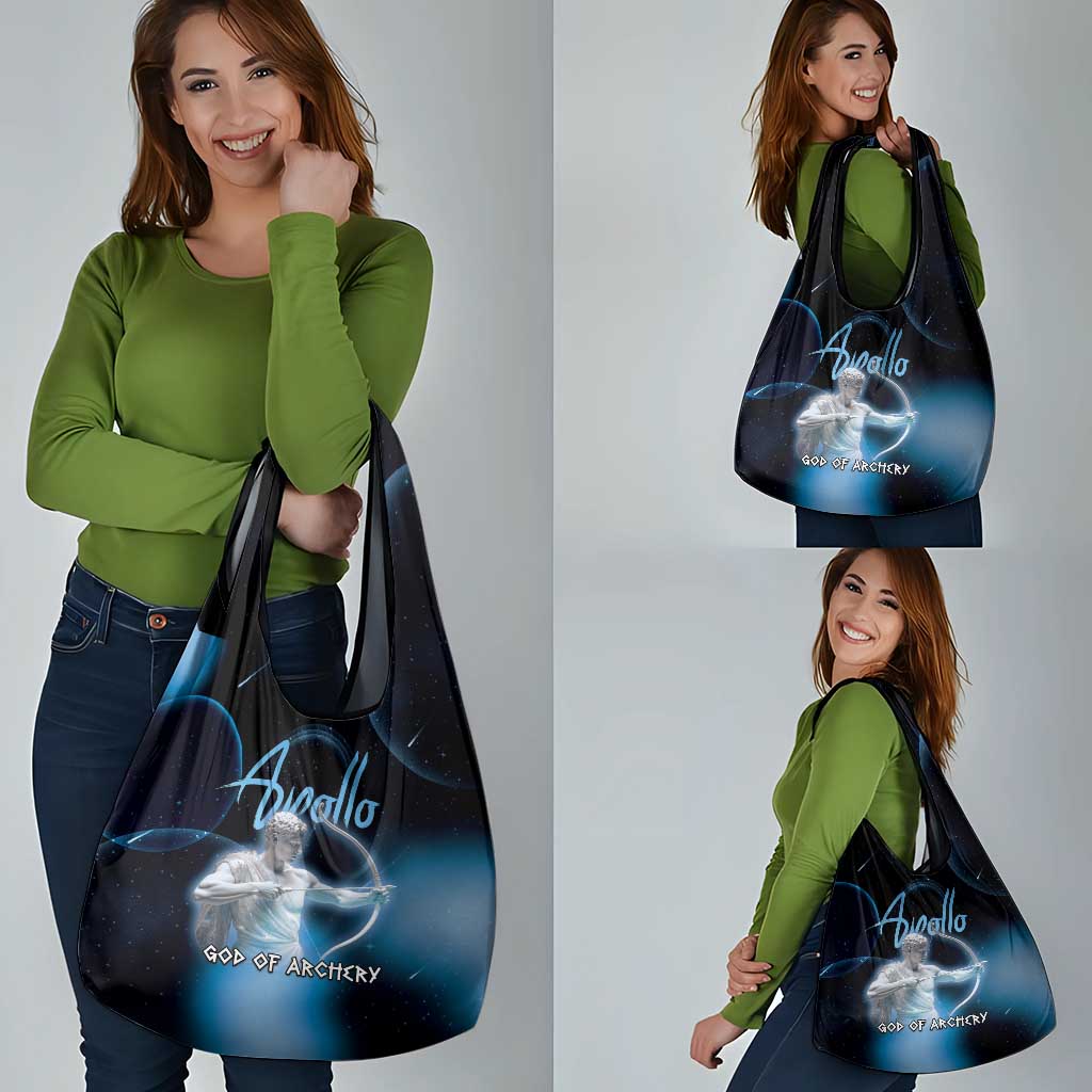 Ancient Greek Apollo Grocery Bag God Of Archery - Wonder Print Shop