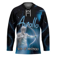 Ancient Greek Apollo Hockey Jersey God Of Archery - Wonder Print Shop