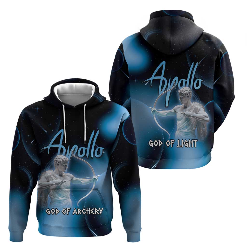 Ancient Greek Apollo Hoodie God Of Archery - Wonder Print Shop