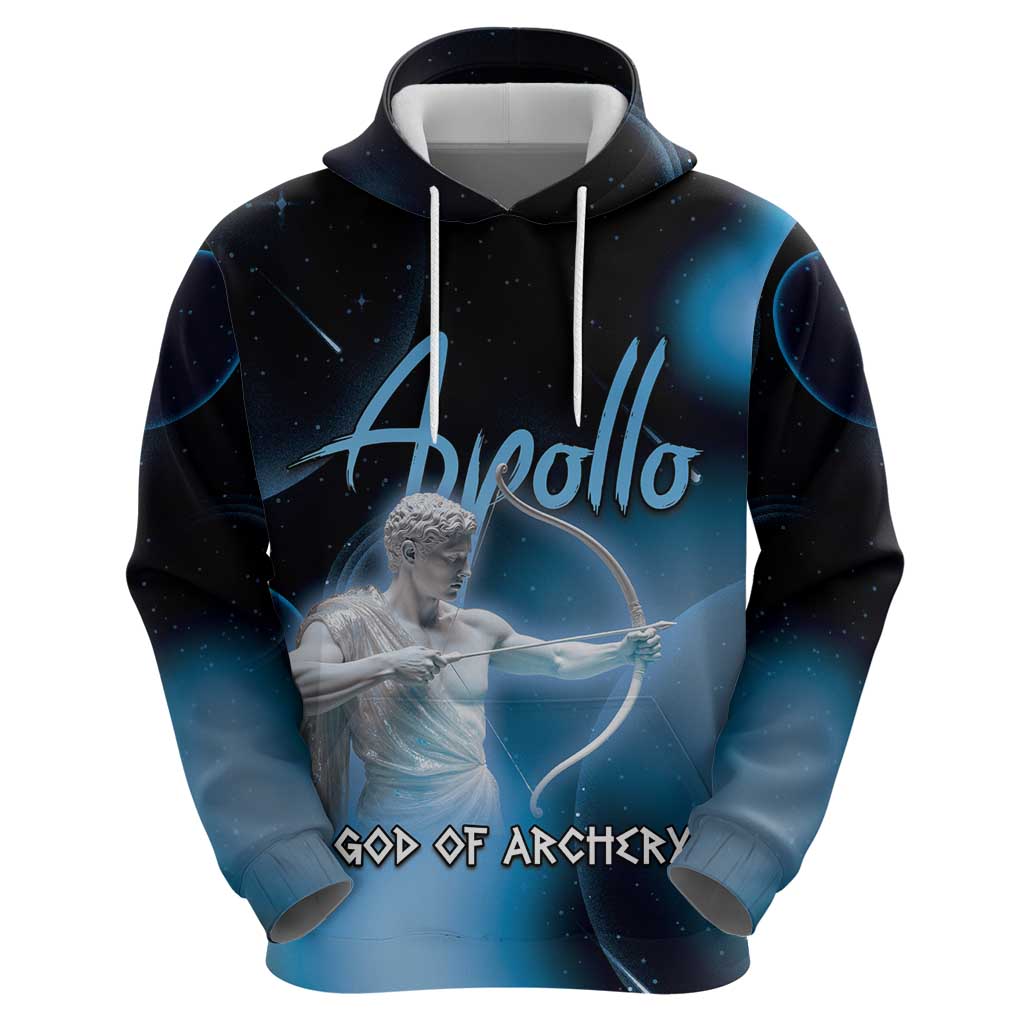 Ancient Greek Apollo Hoodie God Of Archery - Wonder Print Shop