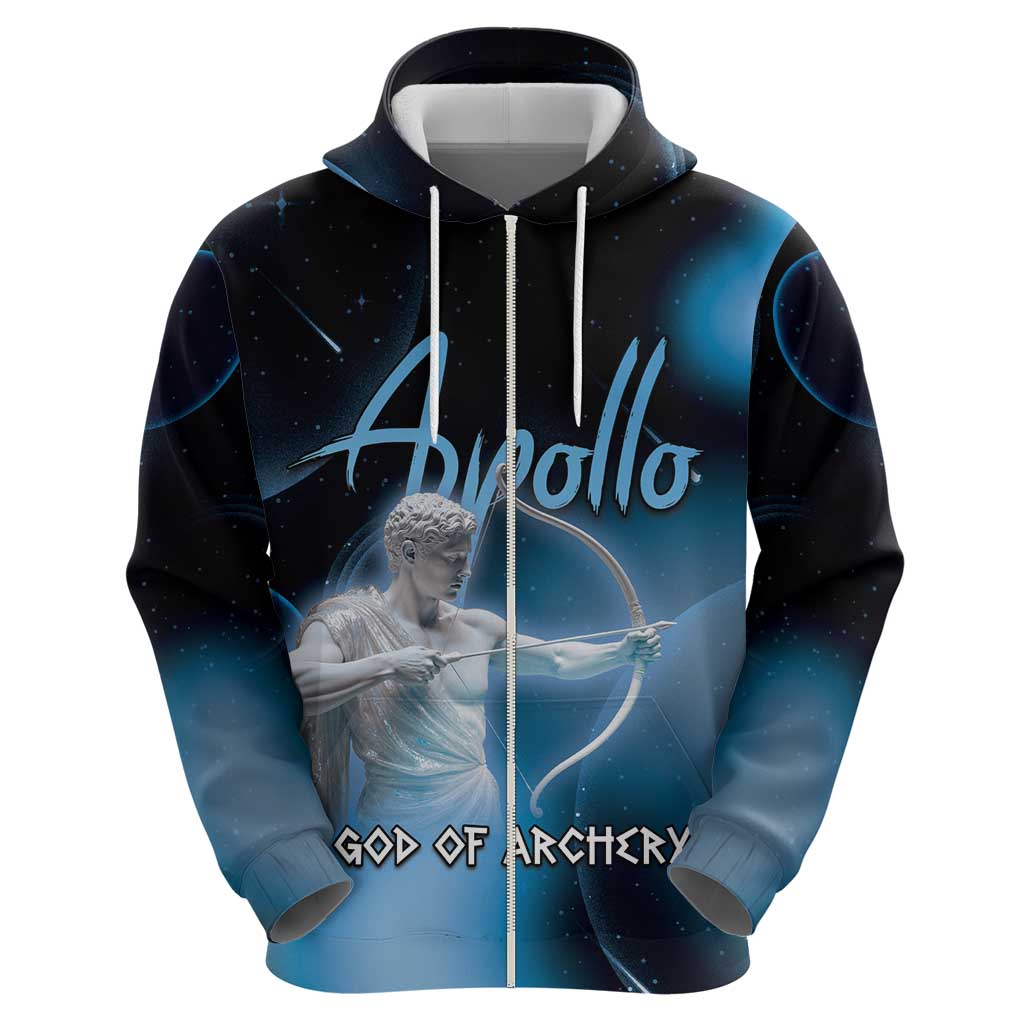 Ancient Greek Apollo Hoodie God Of Archery - Wonder Print Shop