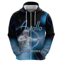 Ancient Greek Apollo Hoodie God Of Archery - Wonder Print Shop
