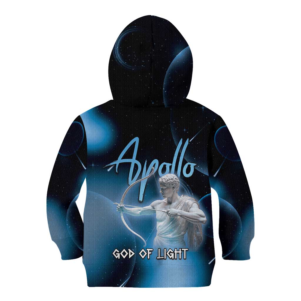 Ancient Greek Apollo Kid Hoodie God Of Archery - Wonder Print Shop