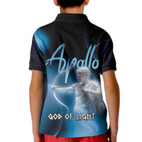 Ancient Greek Apollo Kid Polo Shirt God Of Archery - Wonder Print Shop
