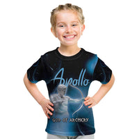 Ancient Greek Apollo Kid T Shirt God Of Archery - Wonder Print Shop