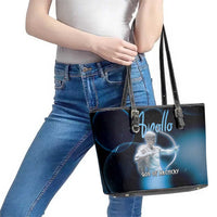 Ancient Greek Apollo Leather Tote Bag God Of Archery - Wonder Print Shop