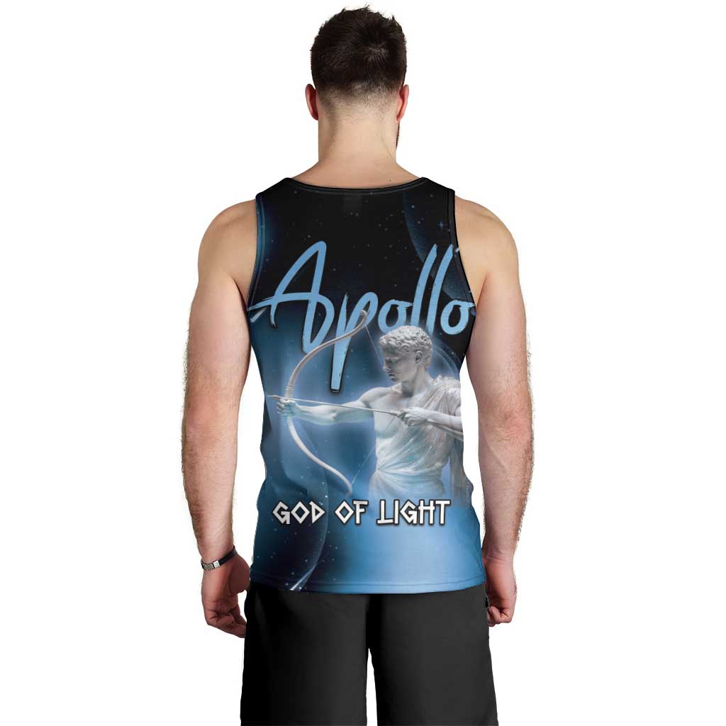 Ancient Greek Apollo Men Tank Top God Of Archery - Wonder Print Shop