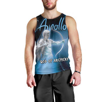 Ancient Greek Apollo Men Tank Top God Of Archery - Wonder Print Shop
