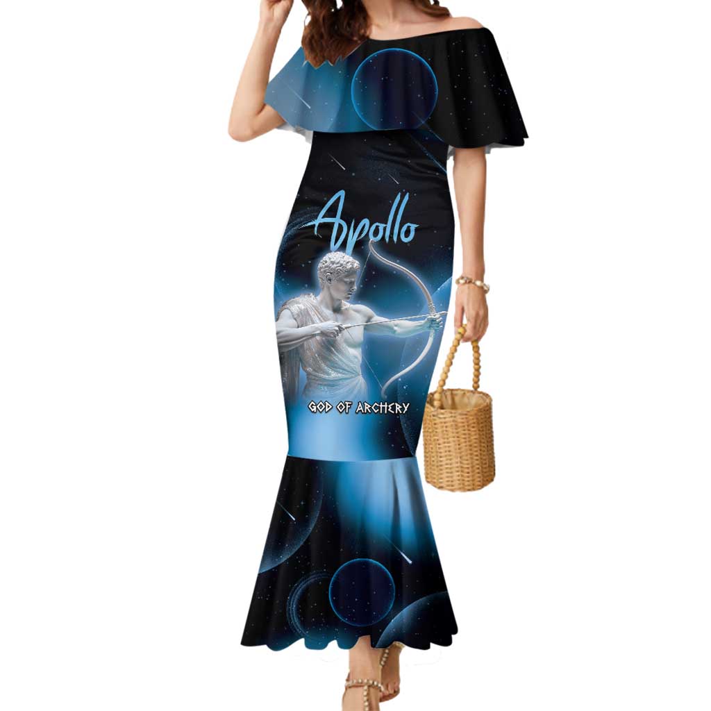 Ancient Greek Apollo Mermaid Dress God Of Archery - Wonder Print Shop