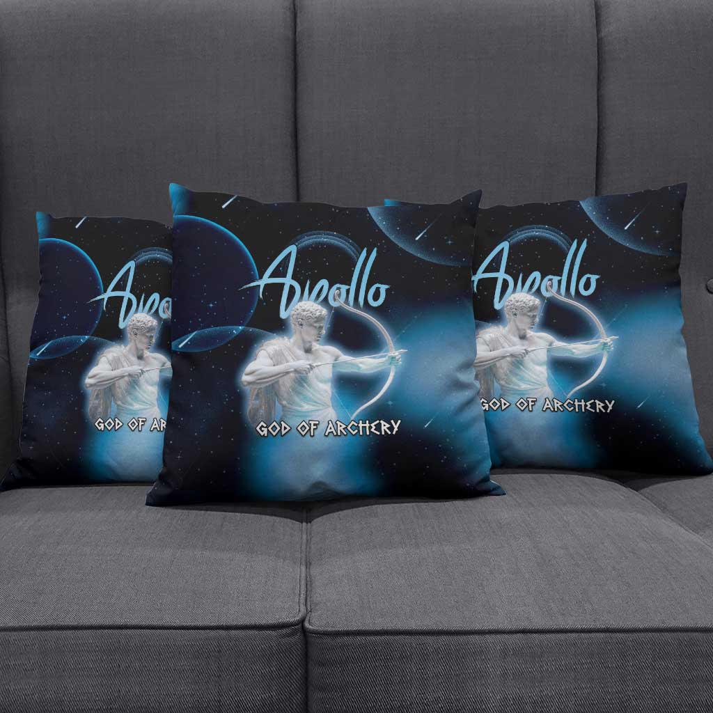 Ancient Greek Apollo Pillow Cover God Of Archery - Wonder Print Shop