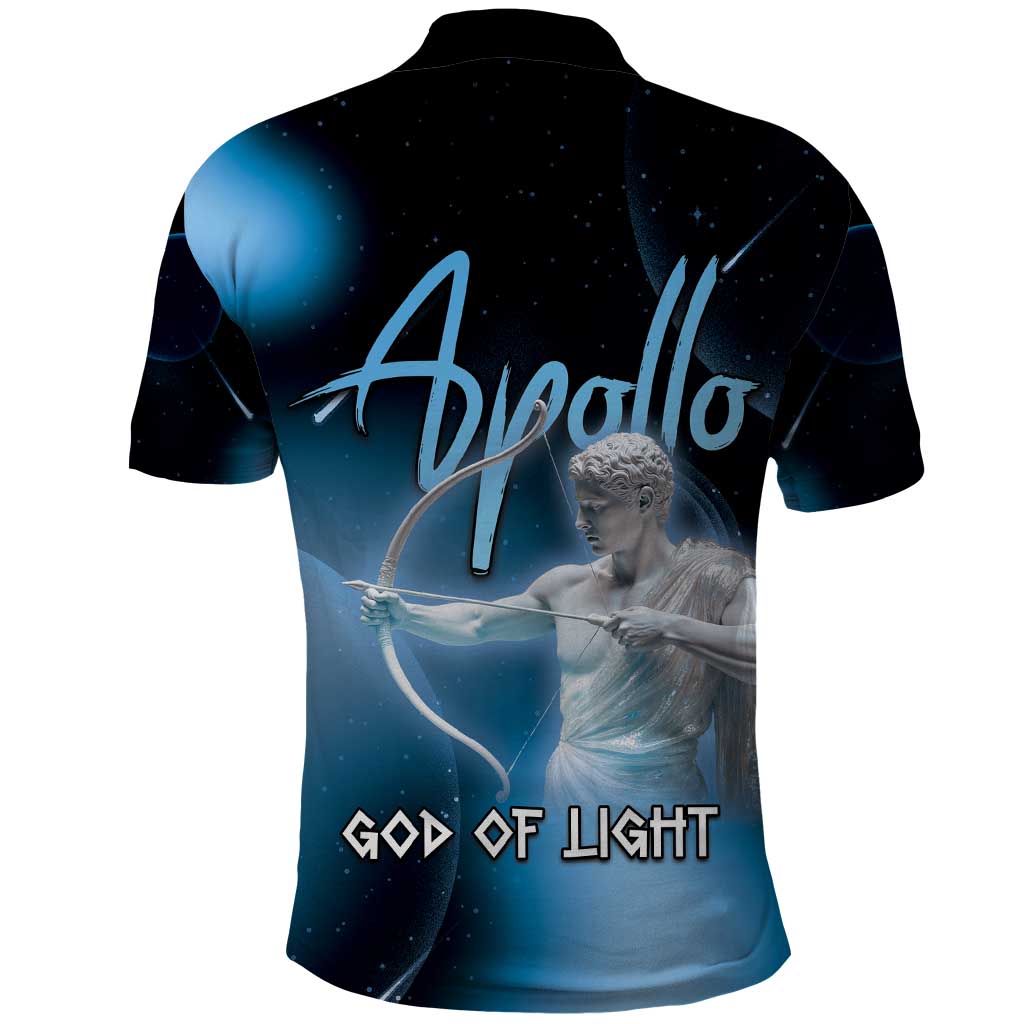 Ancient Greek Apollo Polo Shirt God Of Archery - Wonder Print Shop