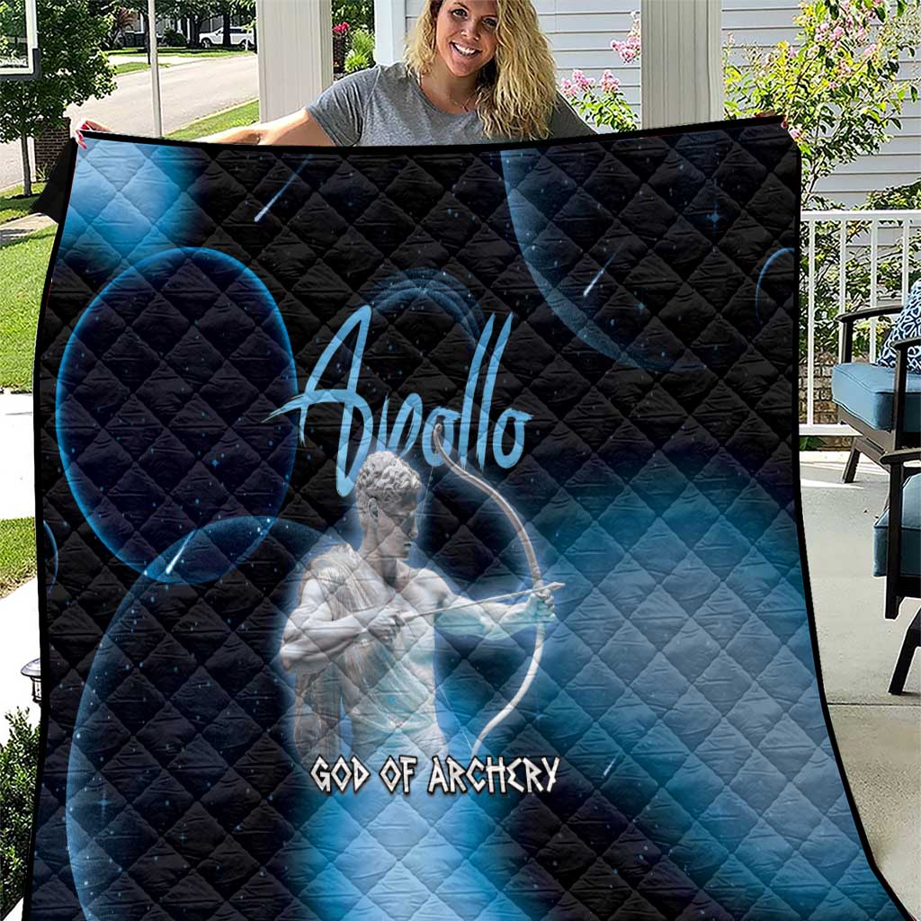Ancient Greek Apollo Quilt God Of Archery - Wonder Print Shop