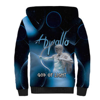 Ancient Greek Apollo Sherpa Hoodie God Of Archery - Wonder Print Shop