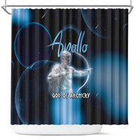 Ancient Greek Apollo Shower Curtain God Of Archery - Wonder Print Shop