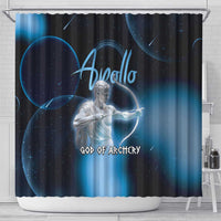 Ancient Greek Apollo Shower Curtain God Of Archery - Wonder Print Shop