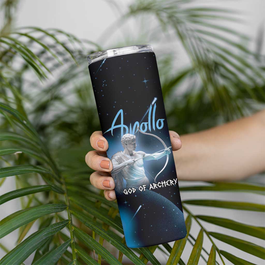 Ancient Greek Apollo Skinny Tumbler God Of Archery - Wonder Print Shop