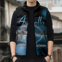 Ancient Greek Apollo Sleeveless Puffer Jacket God Of Archery - Wonder Print Shop