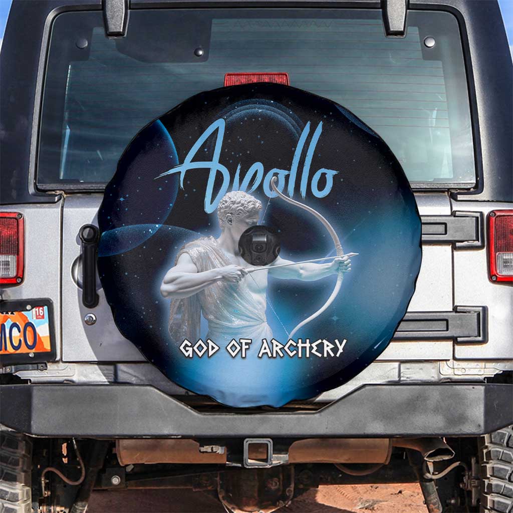 Ancient Greek Apollo Spare Tire Cover God Of Archery - Wonder Print Shop