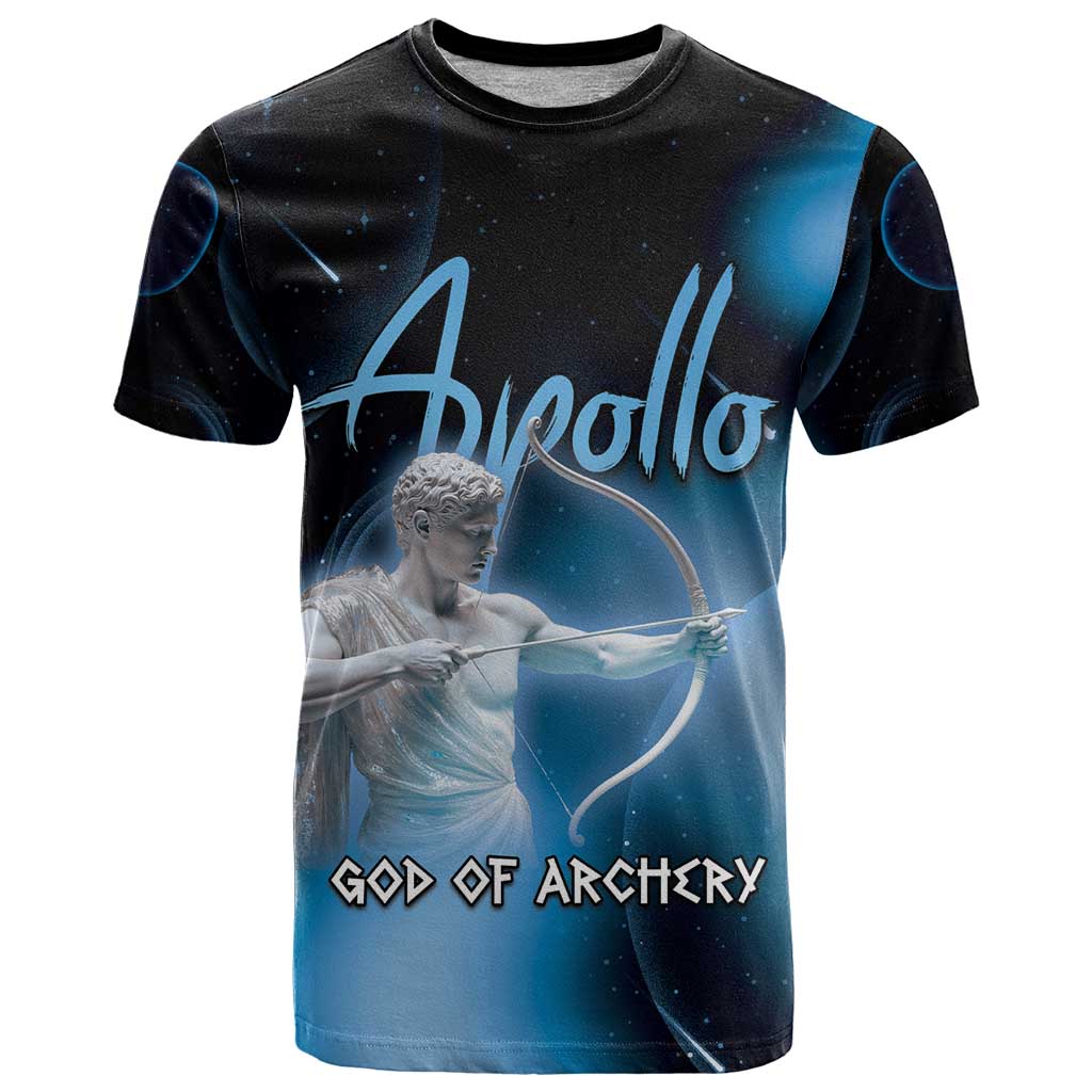 Ancient Greek Apollo T Shirt God Of Archery - Wonder Print Shop