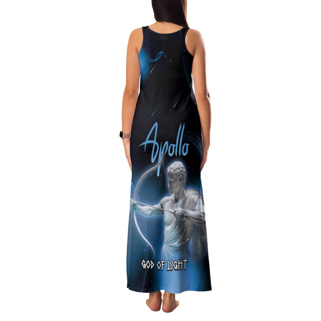 Ancient Greek Apollo Tank Maxi Dress God Of Archery - Wonder Print Shop