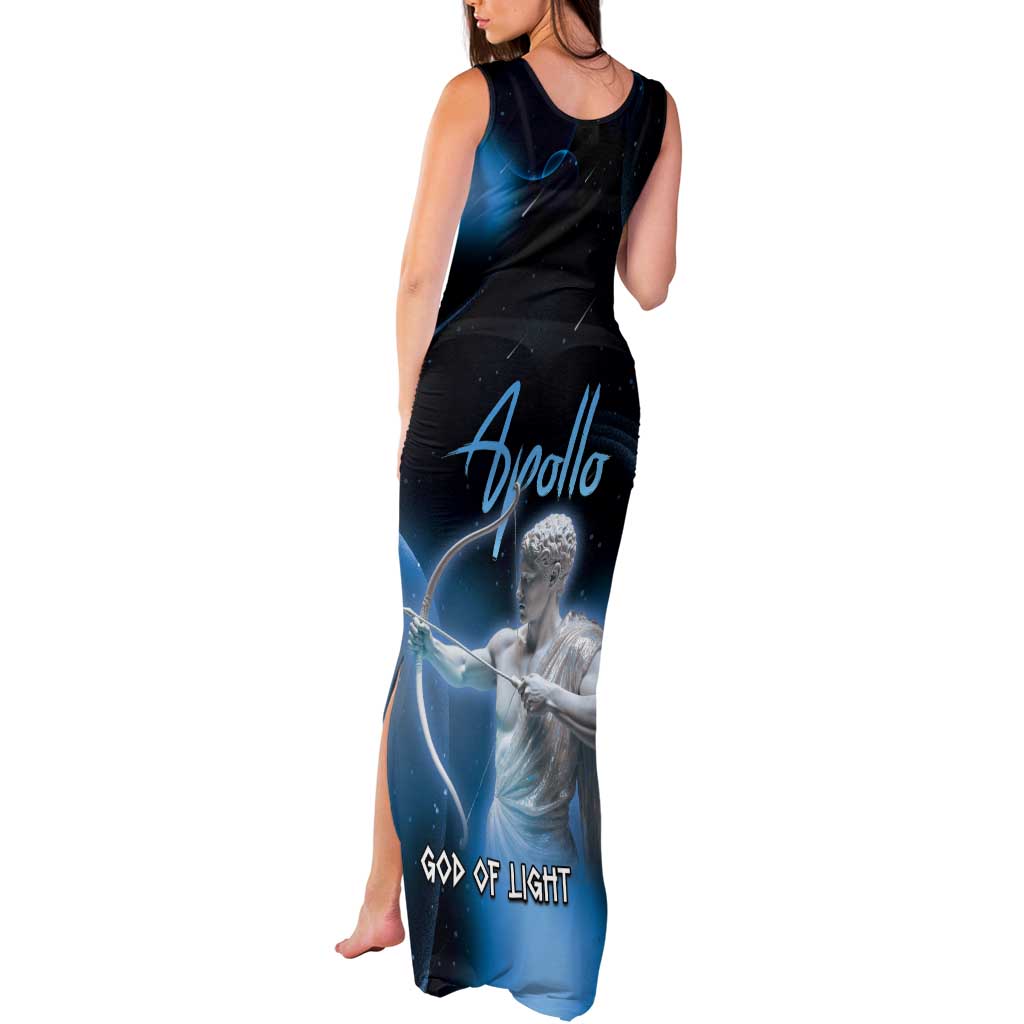 Ancient Greek Apollo Tank Maxi Dress God Of Archery - Wonder Print Shop