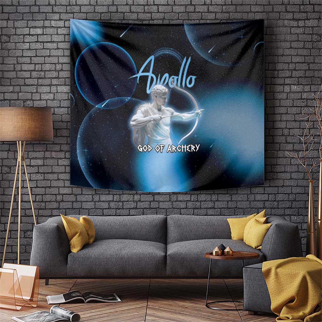 Ancient Greek Apollo Tapestry God Of Archery - Wonder Print Shop