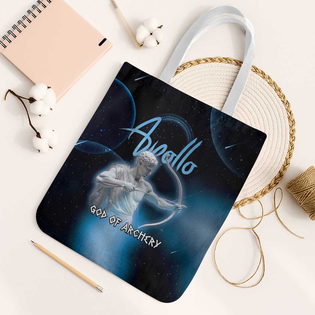 Ancient Greek Apollo Tote Bag God Of Archery - Wonder Print Shop