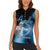 Ancient Greek Apollo Women Sleeveless Polo Shirt God Of Archery - Wonder Print Shop