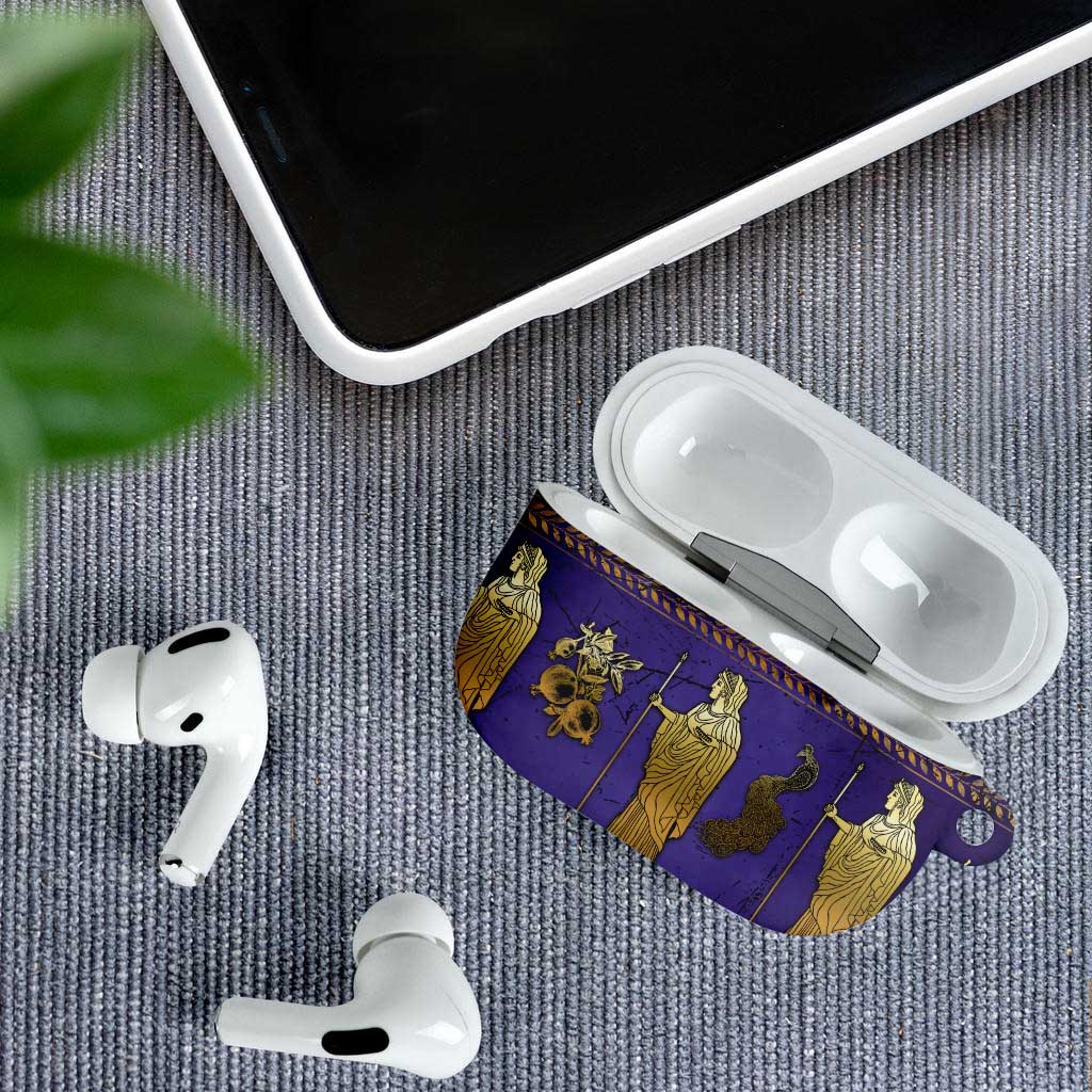 Hera AirPods Case Goddess With Ancient Greek Pattern - Wonder Print Shop
