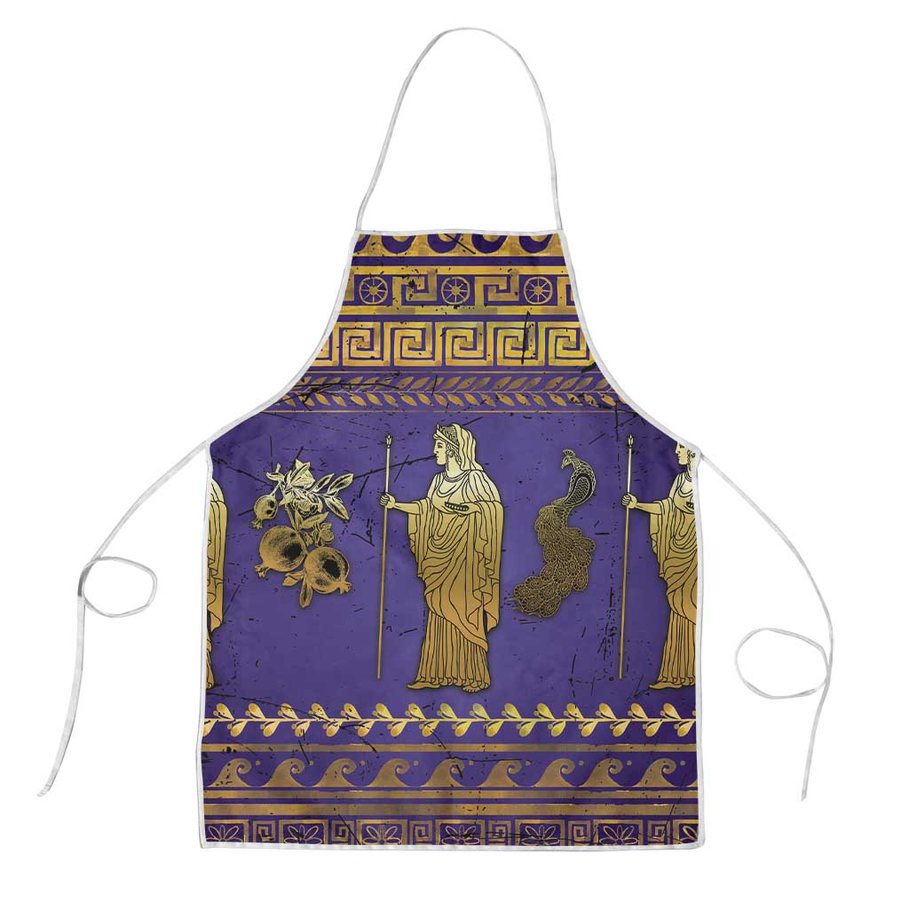 Hera Apron Goddess With Ancient Greek Pattern - Wonder Print Shop