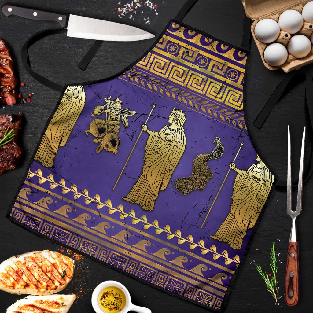 Hera Apron Goddess With Ancient Greek Pattern - Wonder Print Shop
