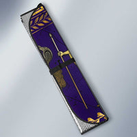 Hera Auto Sun Shade Goddess With Ancient Greek Pattern - Wonder Print Shop