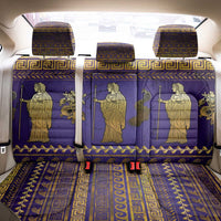 Hera Back Car Seat Cover Goddess With Ancient Greek Pattern - Wonder Print Shop
