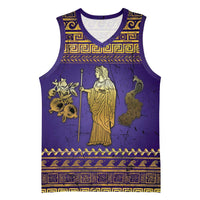 Hera Basketball Jersey Goddess With Ancient Greek Pattern - Wonder Print Shop
