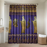 Hera Bathroom Set Goddess With Ancient Greek Pattern - Wonder Print Shop