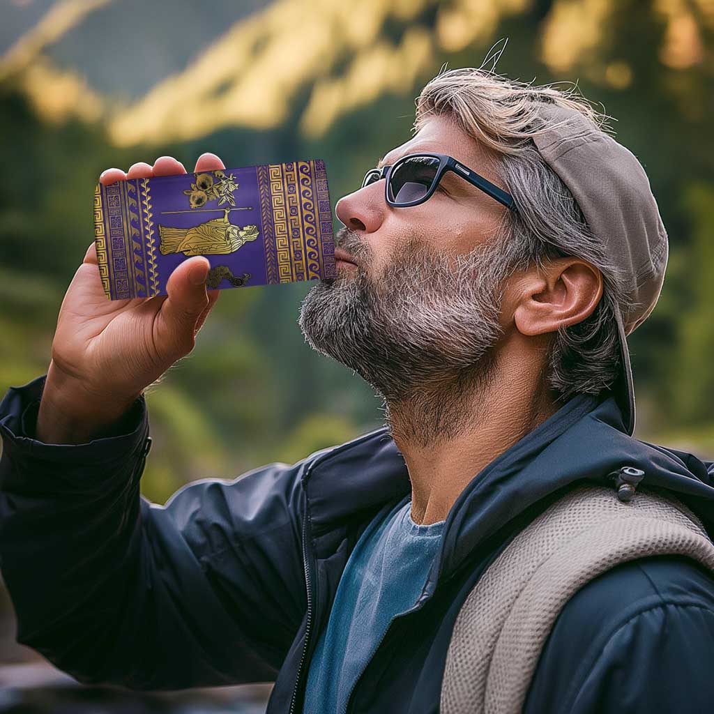 Hera 4 in 1 Can Cooler Tumbler Goddess With Ancient Greek Pattern - Wonder Print Shop