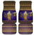 Hera Car Mats Goddess With Ancient Greek Pattern - Wonder Print Shop
