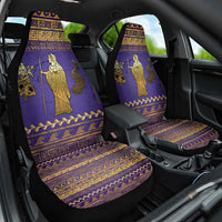 Hera Car Seat Cover Goddess With Ancient Greek Pattern - Wonder Print Shop