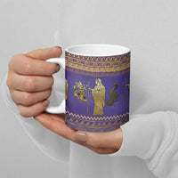Hera Ceramic Mug Goddess With Ancient Greek Pattern - Wonder Print Shop