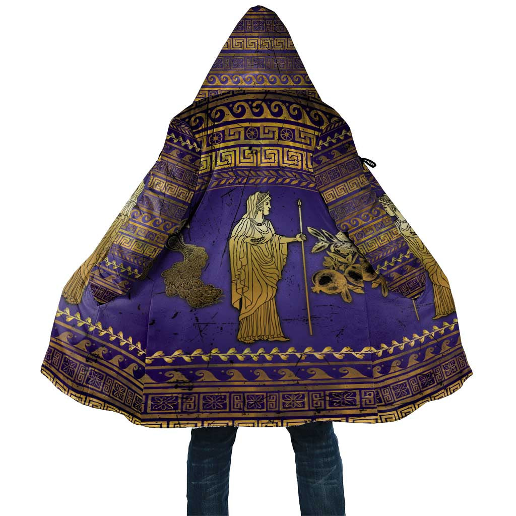Hera Cloak Goddess With Ancient Greek Pattern - Wonder Print Shop